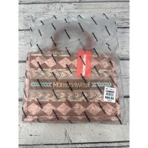 Montana West Medium Crossbody Carry and Conceal Bag Terracotta/pink/mint NWT